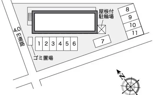 レオパレスリバーパークハイツⅡ 2