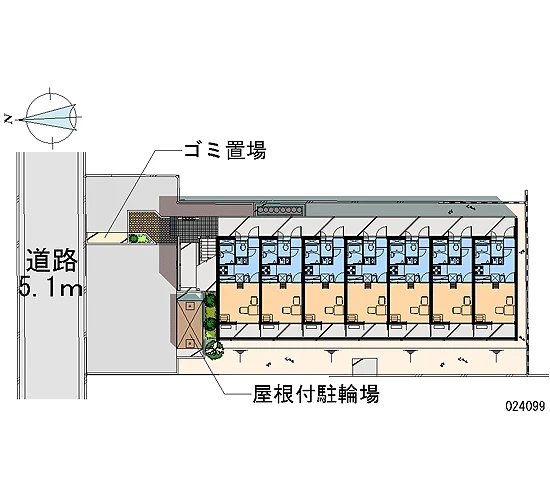 ジュネス M K - Hiroshima student accommodation - 105号房间(带独立厨房)