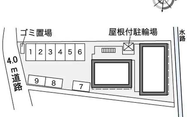 レオパレスエスティ　櫛原 2