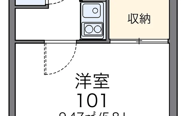 レオパレス萬代橋 3