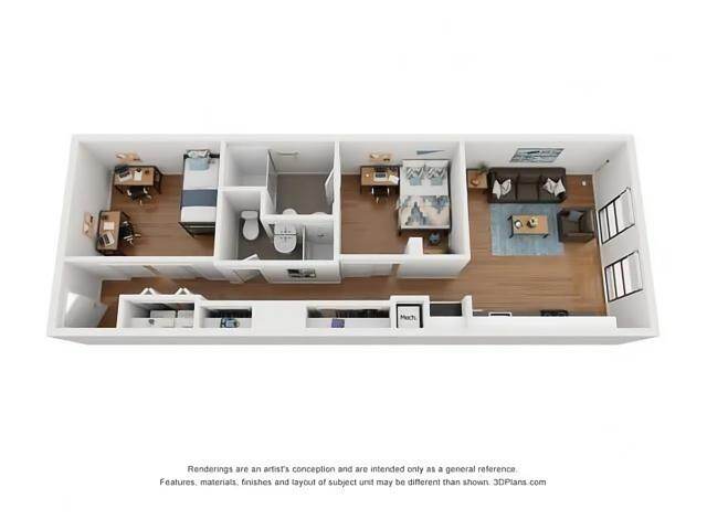 2 Bed/ 2 Bath B2