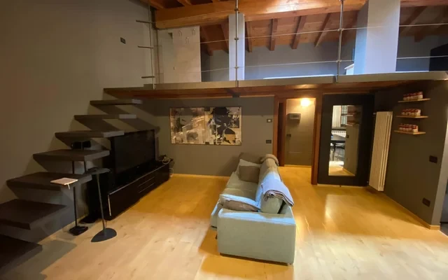 Elegant Open Space with Mezzanine and Terrace in Bergamo (BG) 0