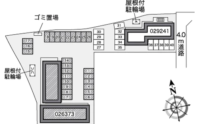 レオパレスロワゾ　ブルー 2