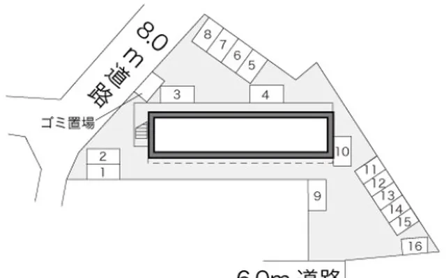 レオパレスエトワール - Okayama student accommodation - 202号房间(带独立厨房)
