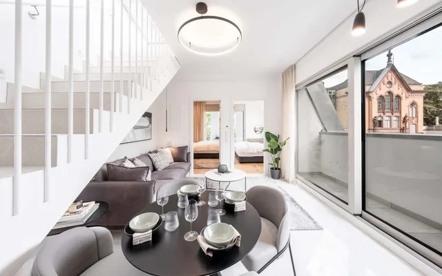 Penthouse Paradise: Luxury Two-Bedroom with Rooftop in Berlin Mitte 0