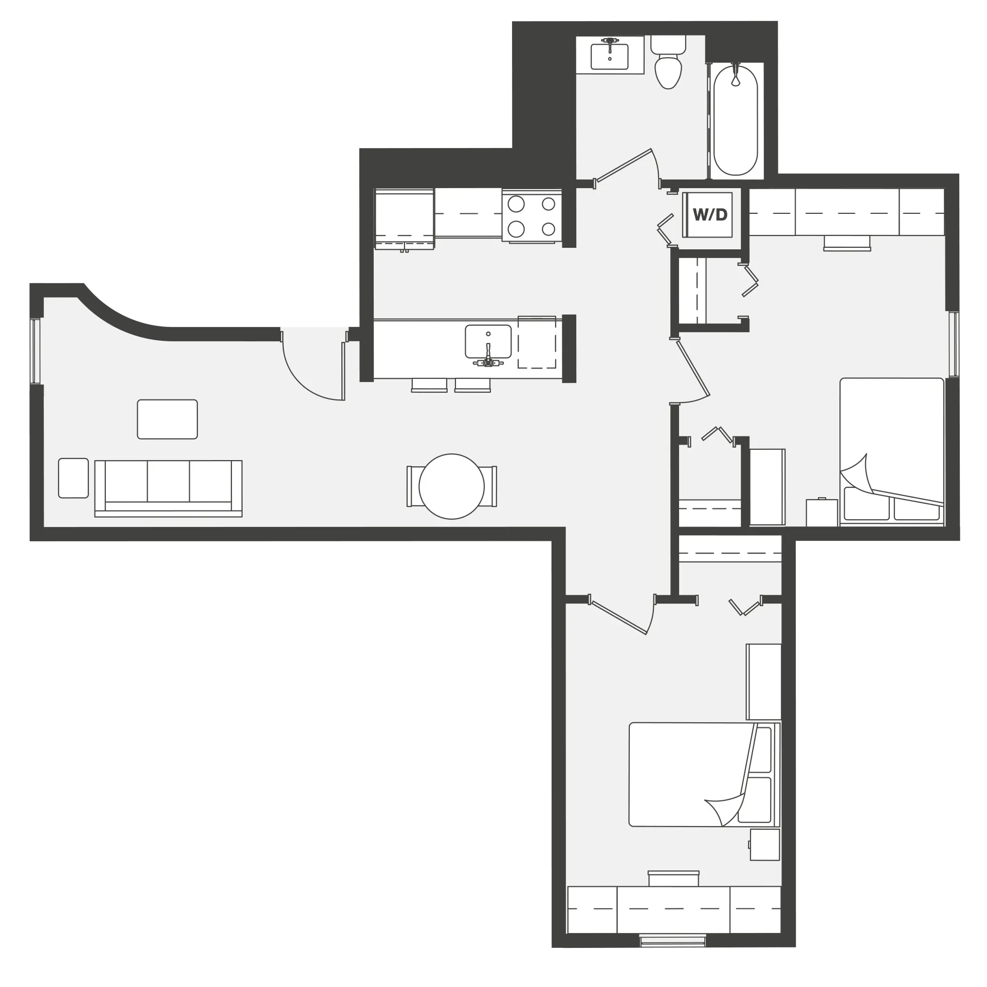 2 Bedroom, 1 Bath Historic Cottage