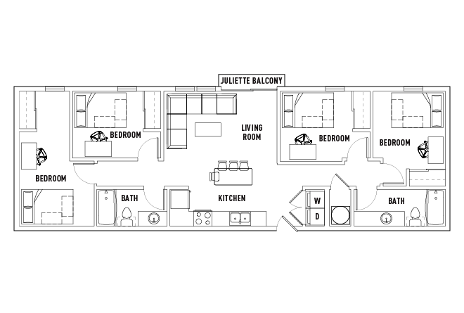 Phase 2 - 4 Bed - 2 Bath B