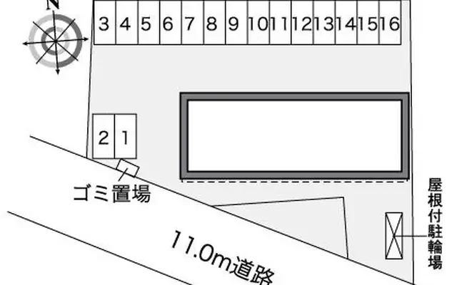 レオパレスアンジュＢ 2
