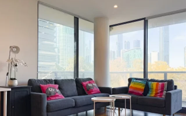 565 Flinders Street - Melbourne student accommodation - Master bedroom of 2B2B*401
