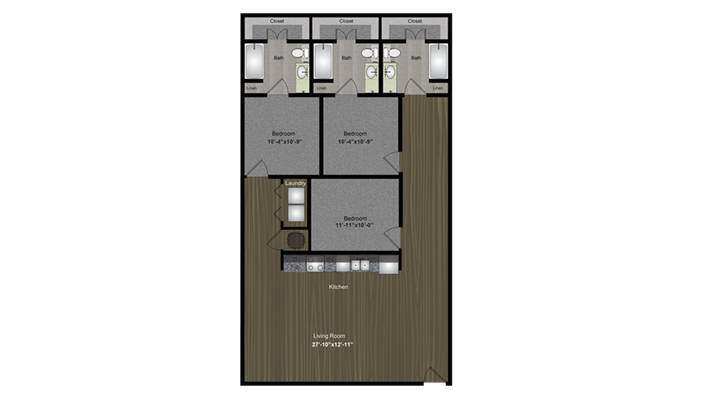 3 Bed 3 Bath Mount Bonnell