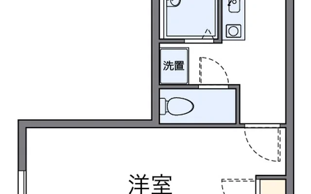レオパレスARK - chỗ ở sinh viên tại An Trung市 - 201号房间(带独立厨房)