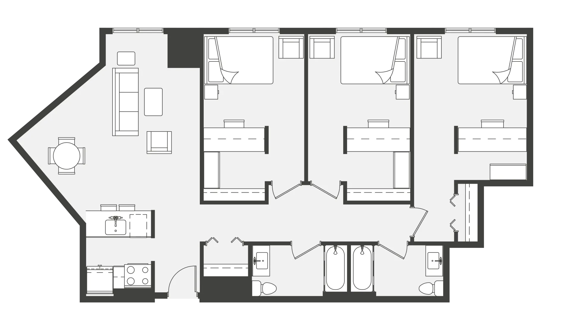 3 Bedroom, 2 Bath Casa Quarry
