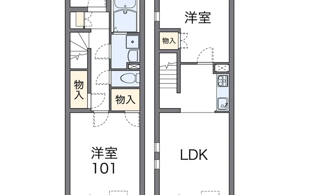 レオネクスト住吉Ｂ 1