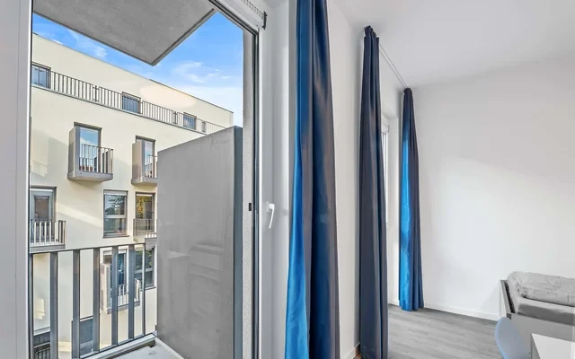 Fully furnished studio with balcony 2