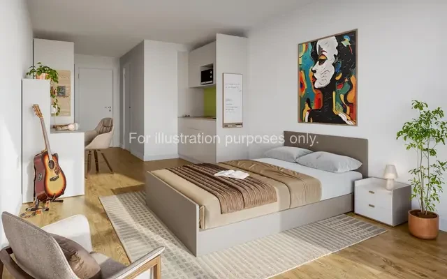 Scholars View - Cambridge student accommodation - Accessible Studio