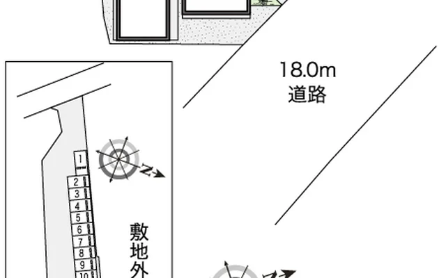 レオパレスアメイシャ 2