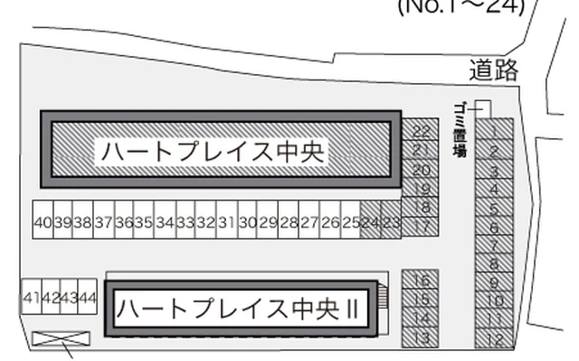 レオパレスハートプレイス中央 2