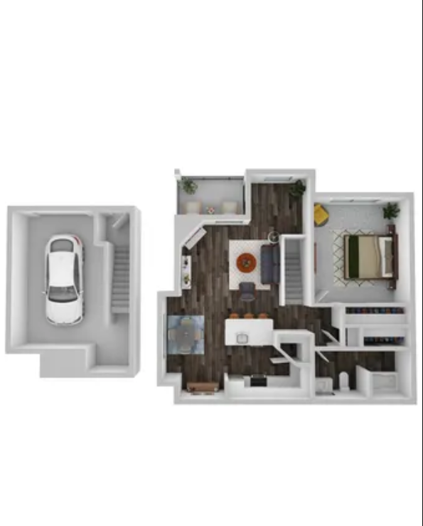 1 Bed 1 Bath Renovated Marlton