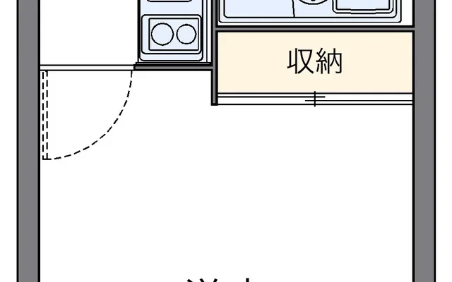 レオパレスカンパネラ - Saitama student accommodation - 106号房间(带独立厨房)