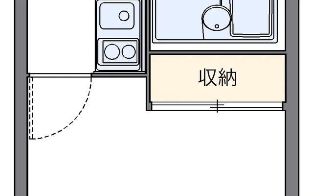 レオパレスマイム - Kato student accommodation - 103号房间(带独立厨房)