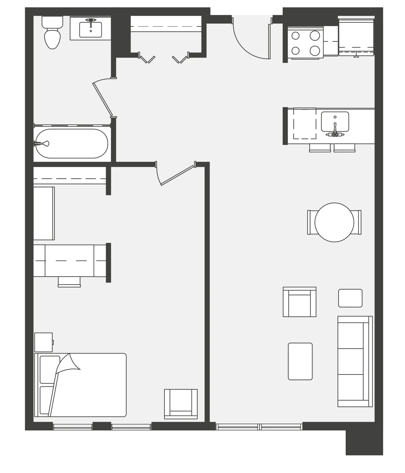 1 Bedroom, 1 Bath Casa Quarry