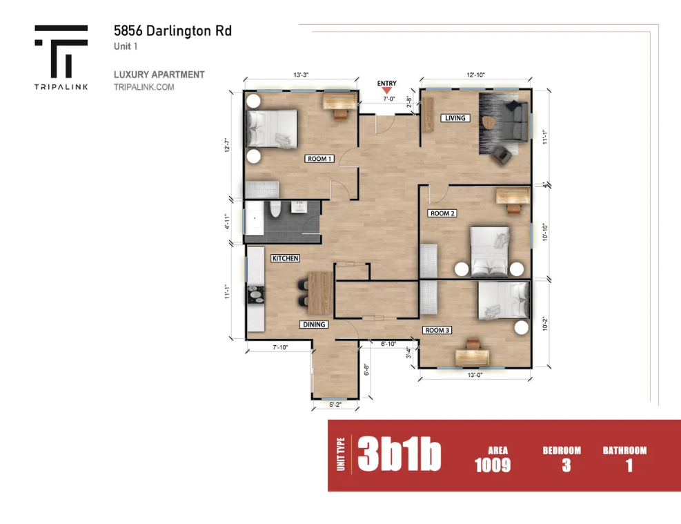 5856 Darlington Rd 3
