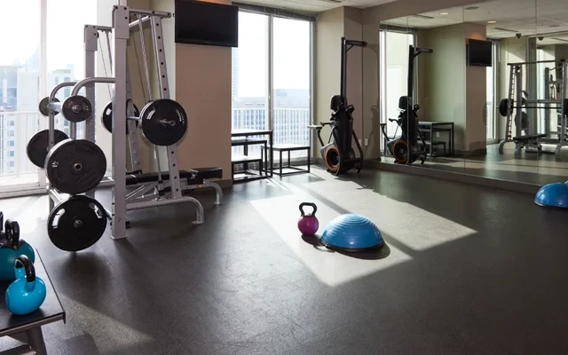 skyhouse south - chỗ ở sinh viên tại Atlanta - Phòng gym