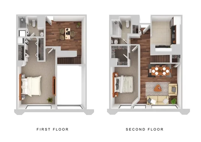 2 Bed 2 Bath Bi-Level with Den