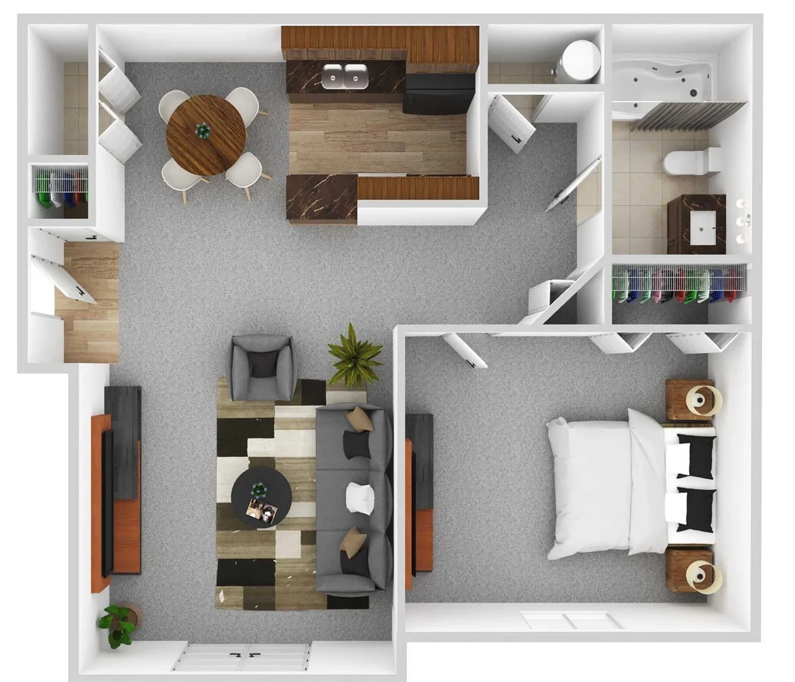 1 Bed 1 Bath Foxfire