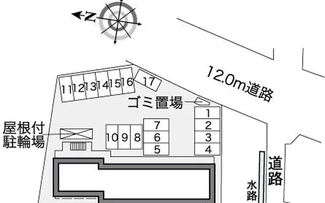 レオパレスグランドソレーユ鵤 2