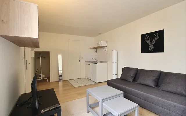 Furnished Studio Apartment for Rent - 25m² - Republique - Paris 4