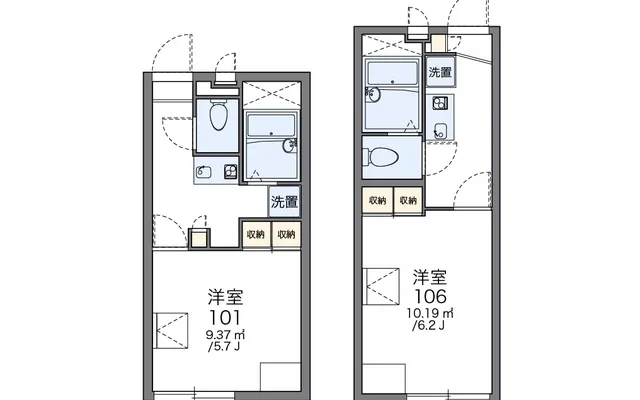 レオパレスシェソワ中通 4