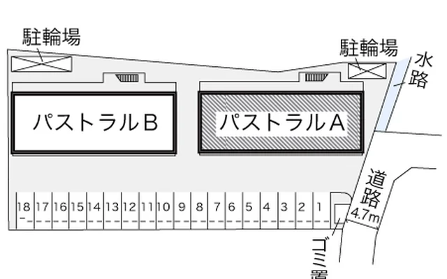 レオパレスパストラルA - 藤井寺시 학생 숙소