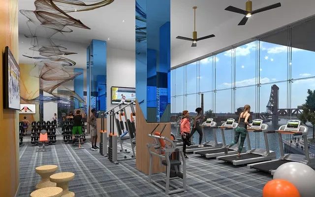 PARQ930 - Newark NJ student accommodation - Gym