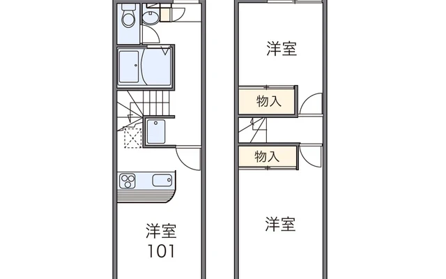 レオパレスヴィラパルク弐番館 1