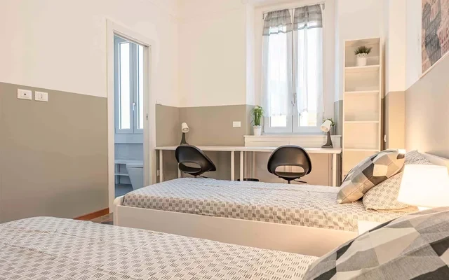 VIALE ZARA 145 <br> SHARED ROOM D1 - Bed A 2