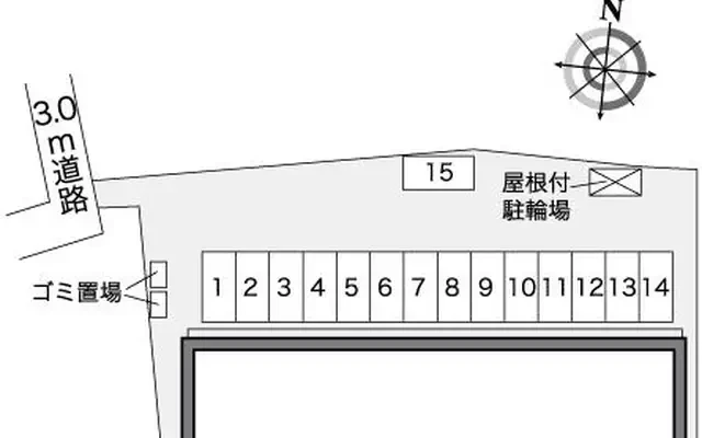 レオパレスＢｌｕｅＲｏｓｅ三島 2