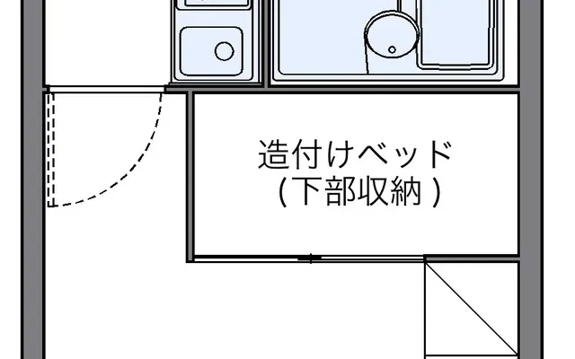 レオパレスノースアイランドⅡ - Konan Town, Minamigouchi County student accommodation - 108号房间(带独立厨房)