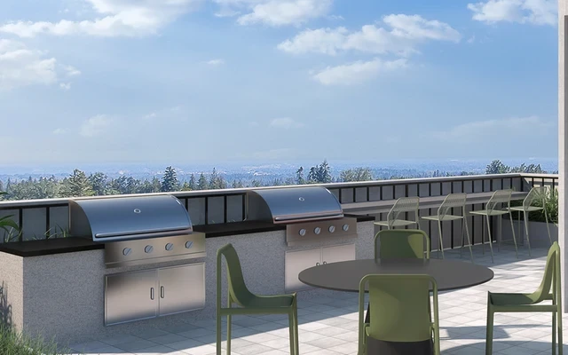 MAXWELL - chỗ ở sinh viên tại Los Angeles - khu vực nướng thịt