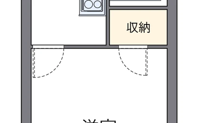 クレイノぬくもり - alojamiento para estudiantes en Ayuntamiento de Yugawara, Distrito de Ashigarashimo - 102号房间(带独立厨房)