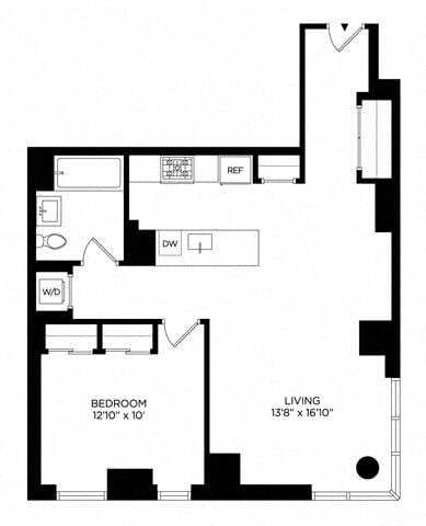 1 Bedroom 1CT West