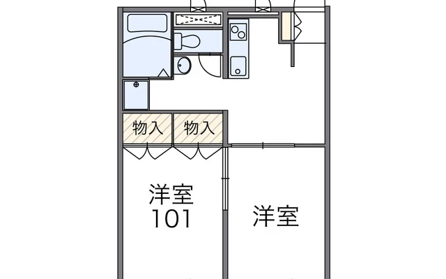 レオパレスＭＩＮＡＭＩ　ＨＡＮＹＵⅡ 1