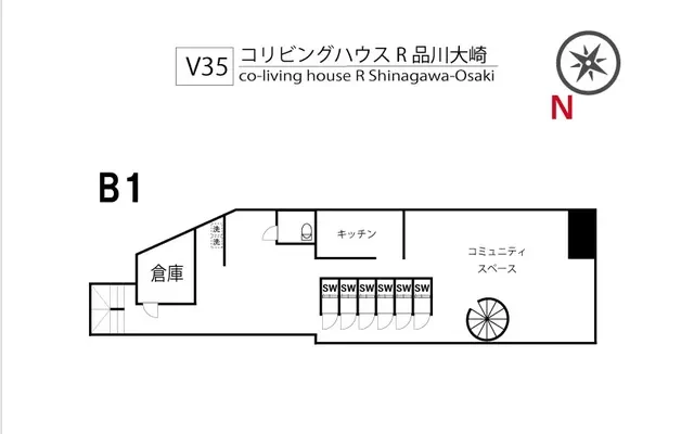 Co-living house R Shinagawa Osaki 1