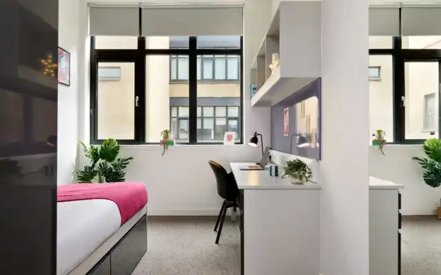 Clifton & Stewart House - ที่พักนักศึกษาในกลาสโกว์ - Gold Ensuite - Single Occupancy