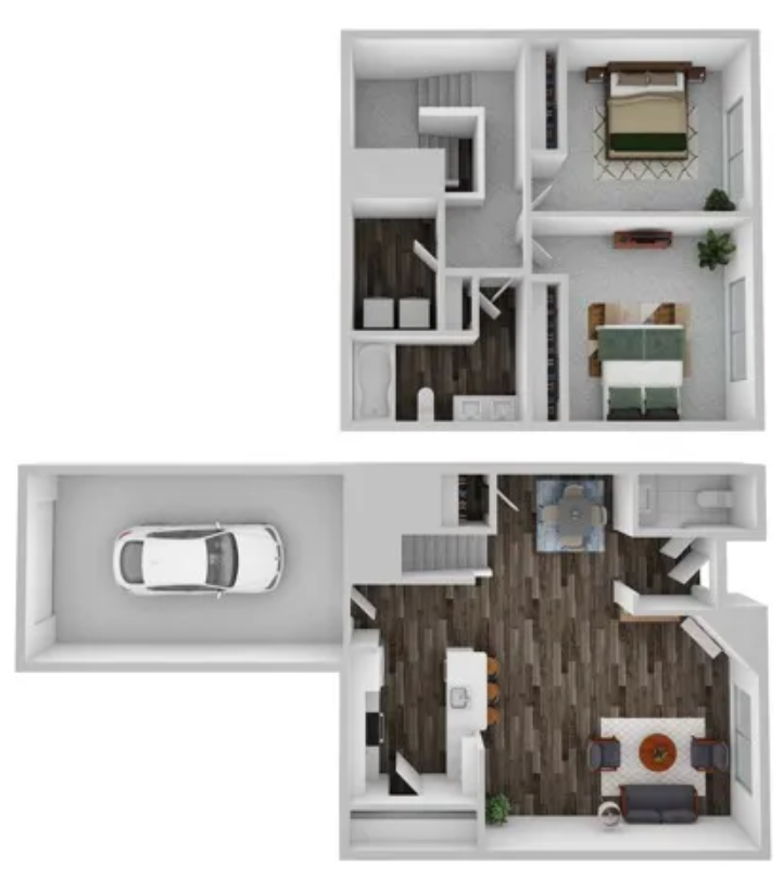 2 Bed 2 Bath Renovated Windsor