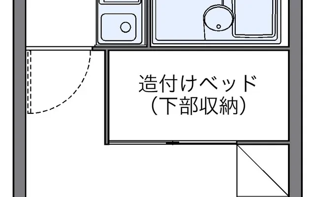 レオパレスリバーサイド翔 - Karatsu student accommodation - 102号房间(带独立厨房)