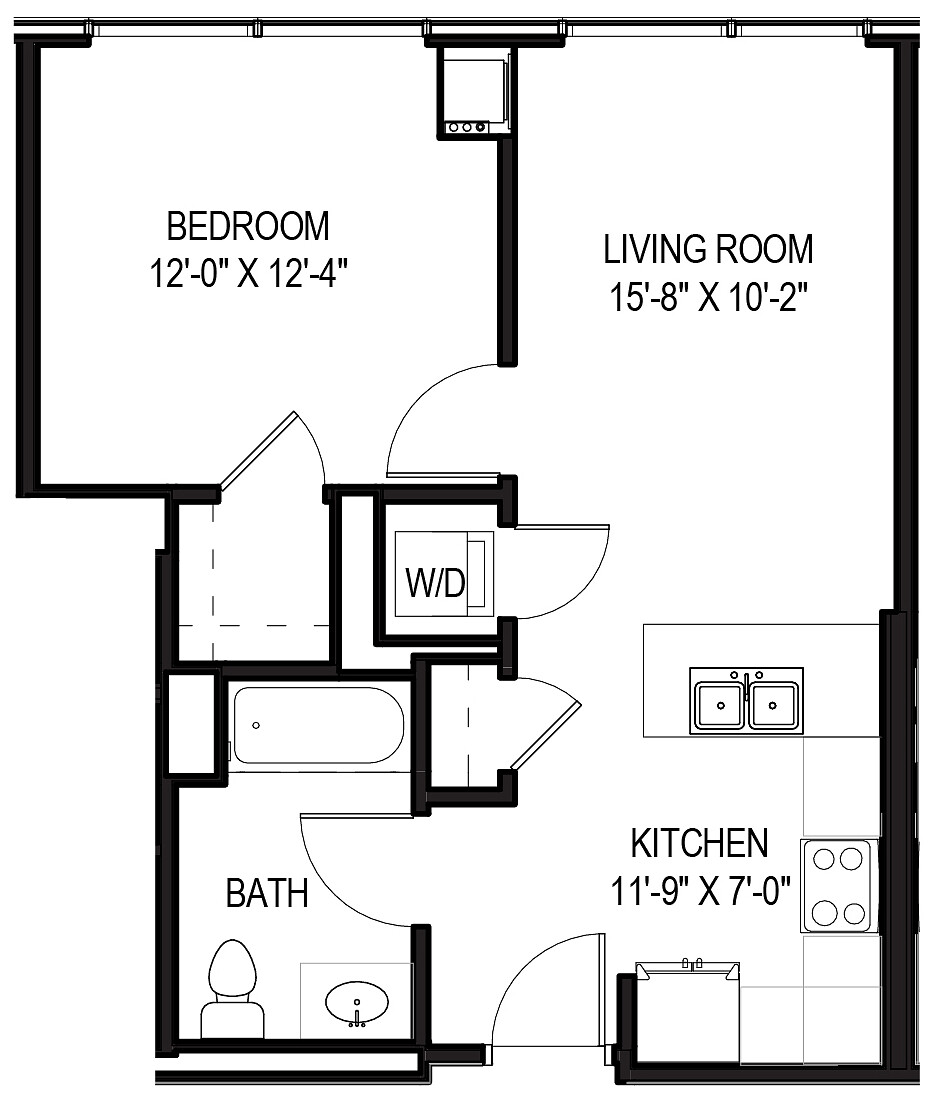 1 bed 1 bath 03