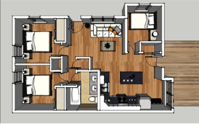 Moore Student Suites(2, 3 Bed) 1