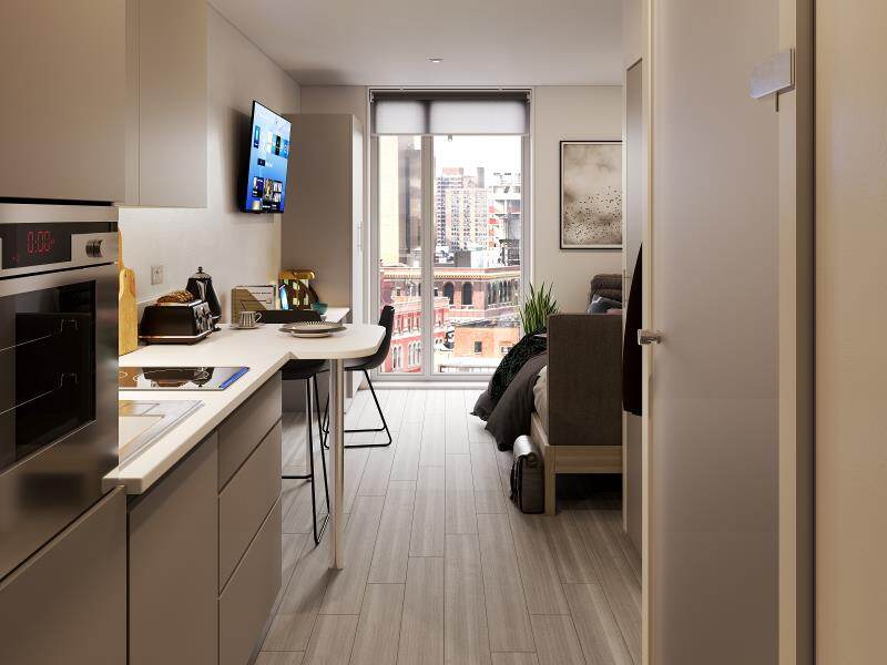 Platinum Studio + balcony